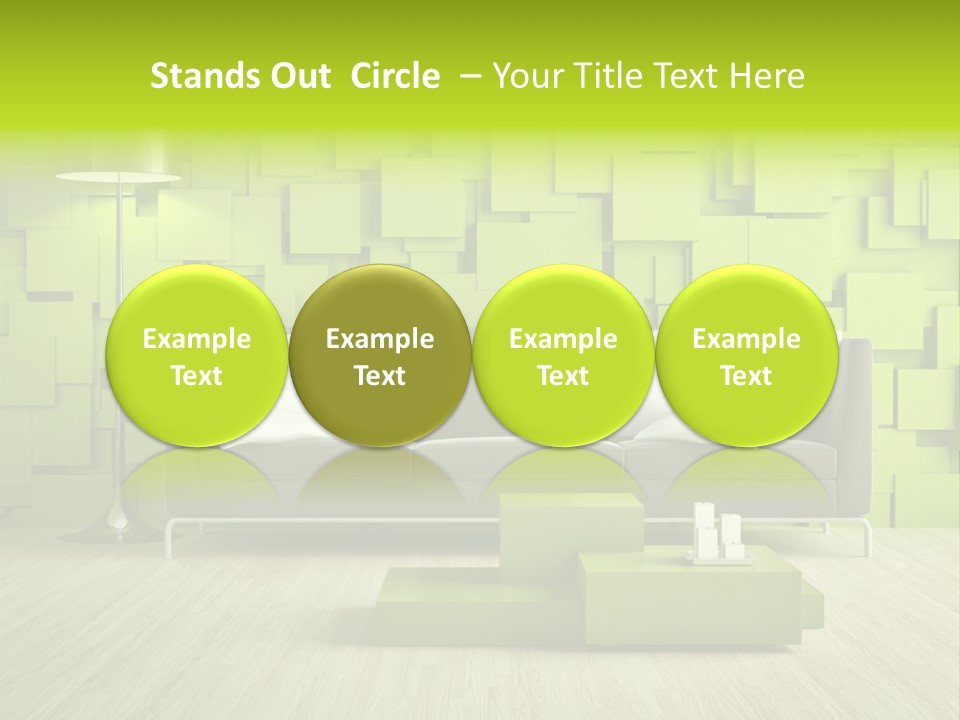 Color Background Green PowerPoint Template