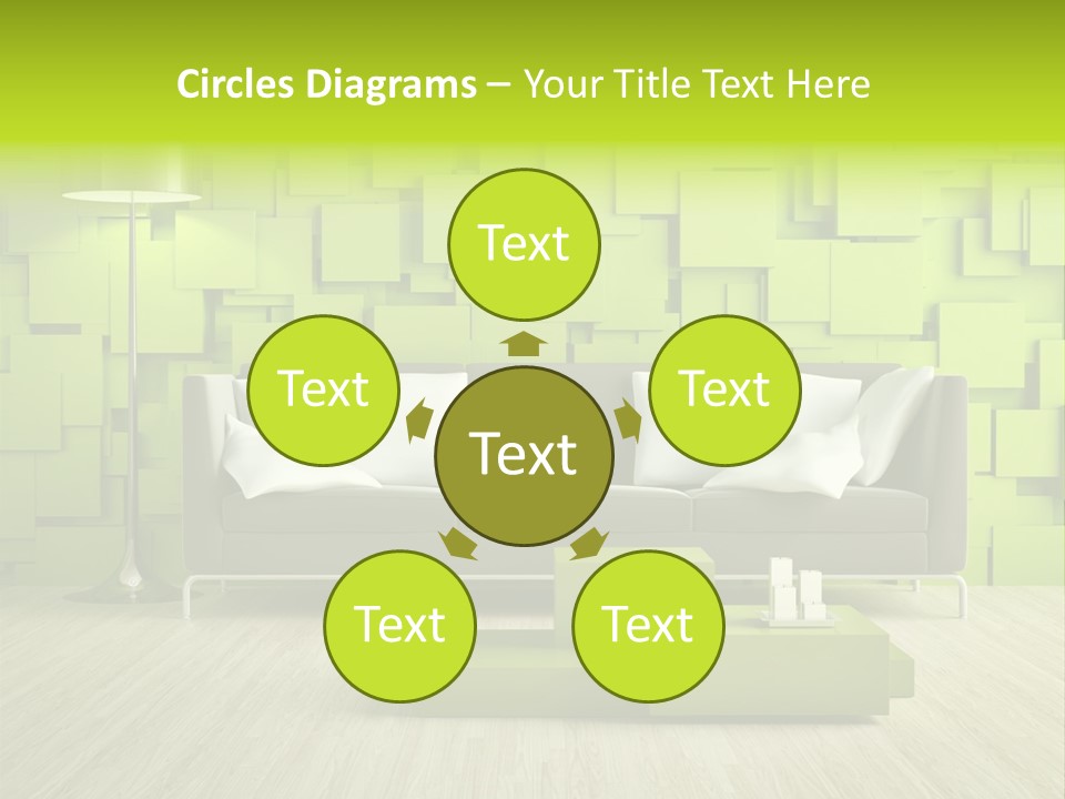 Color Background Green PowerPoint Template