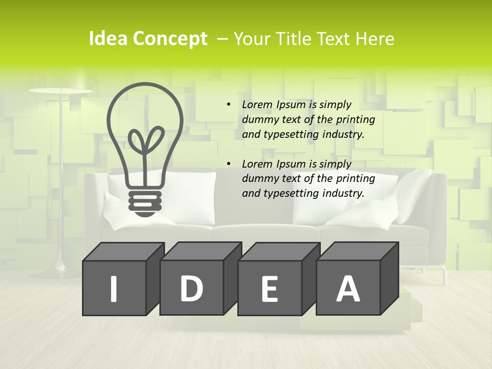 Color Background Green PowerPoint Template