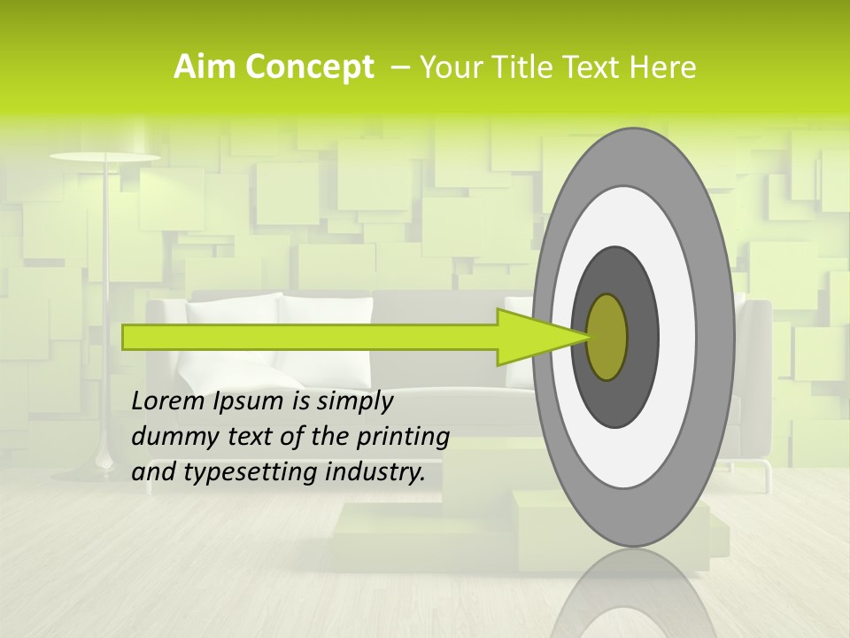 Color Background Green PowerPoint Template