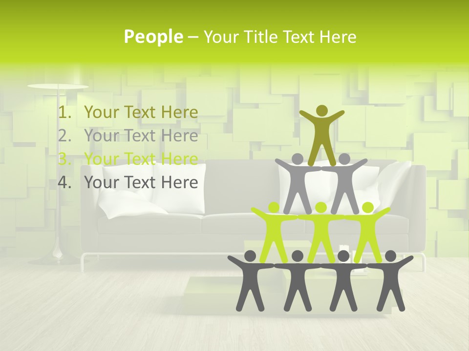 Color Background Green PowerPoint Template