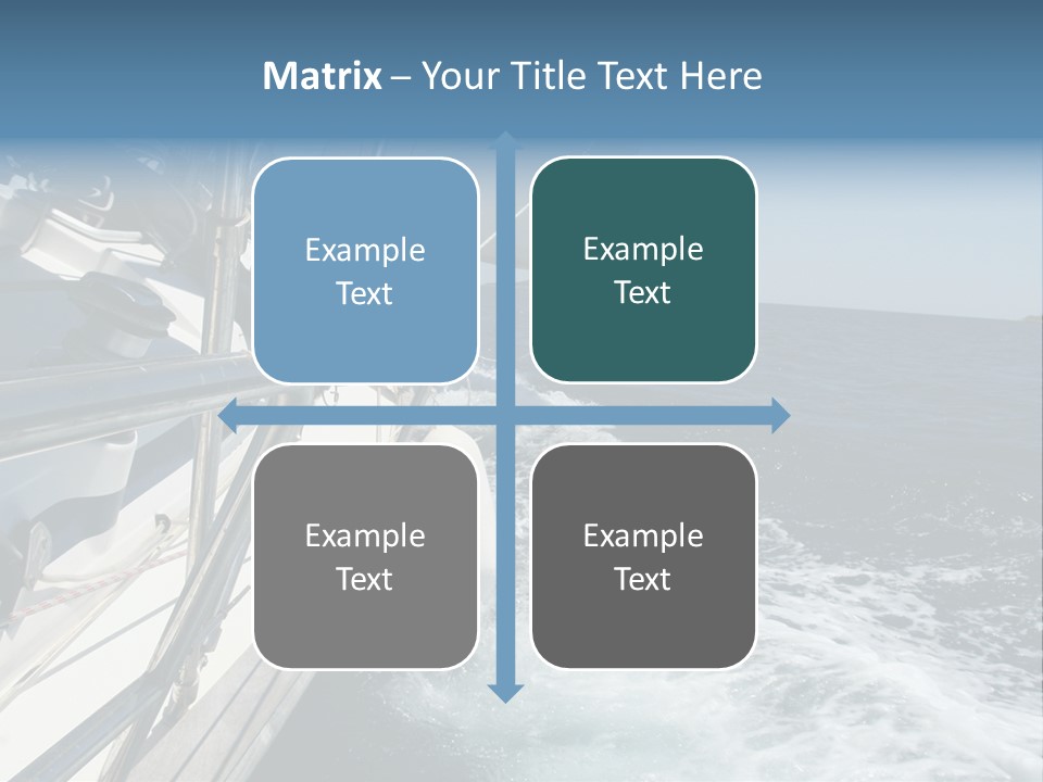Vacation Maritime Navigation PowerPoint Template