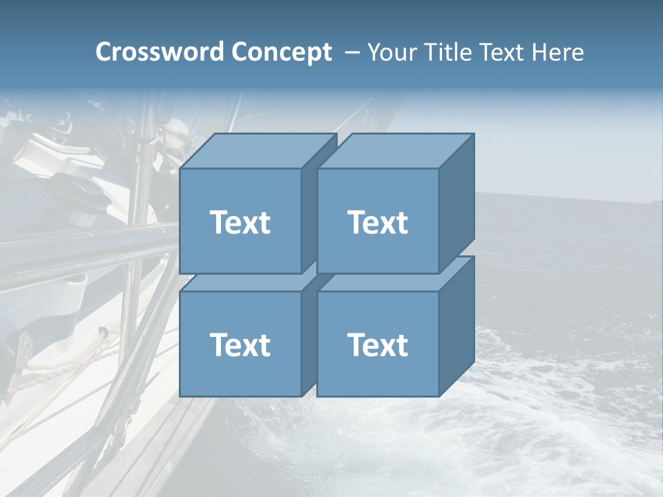 Vacation Maritime Navigation PowerPoint Template