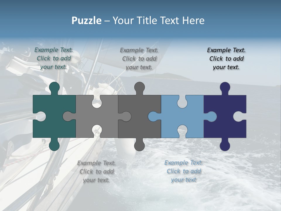 Vacation Maritime Navigation PowerPoint Template