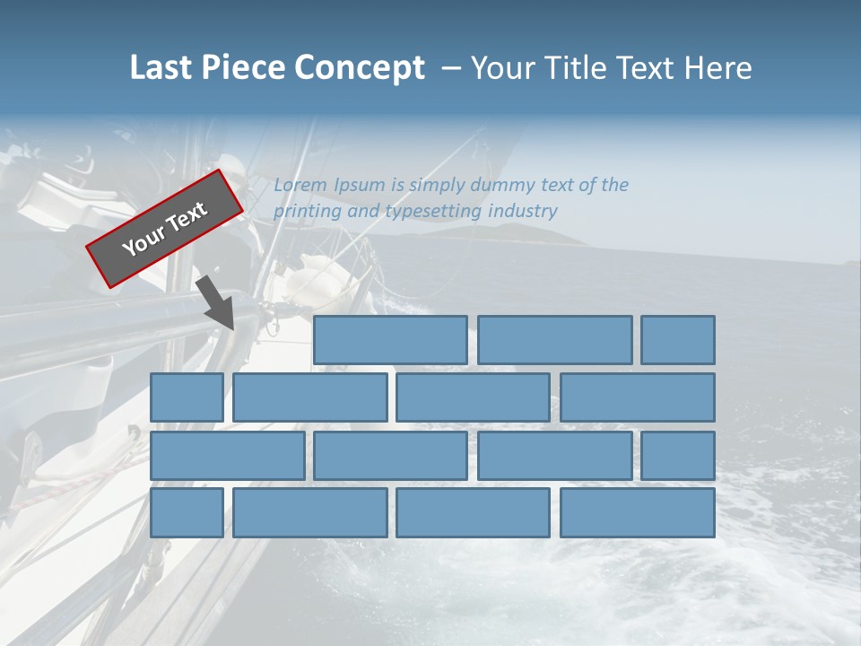 Vacation Maritime Navigation PowerPoint Template