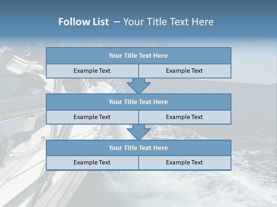 Vacation Maritime Navigation PowerPoint Template