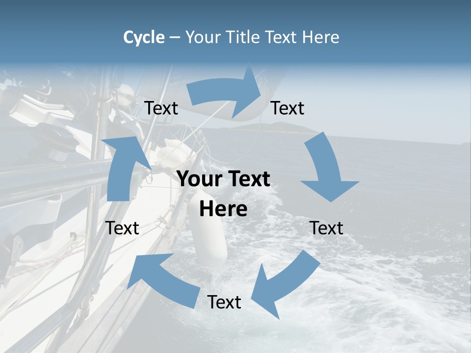 Vacation Maritime Navigation PowerPoint Template