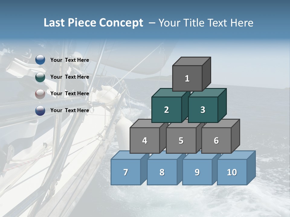 Vacation Maritime Navigation PowerPoint Template