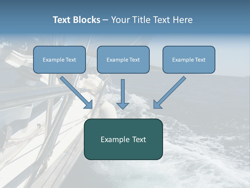 Vacation Maritime Navigation PowerPoint Template
