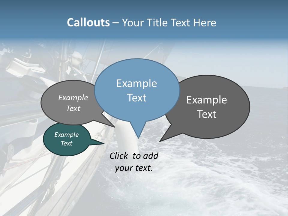 Vacation Maritime Navigation PowerPoint Template
