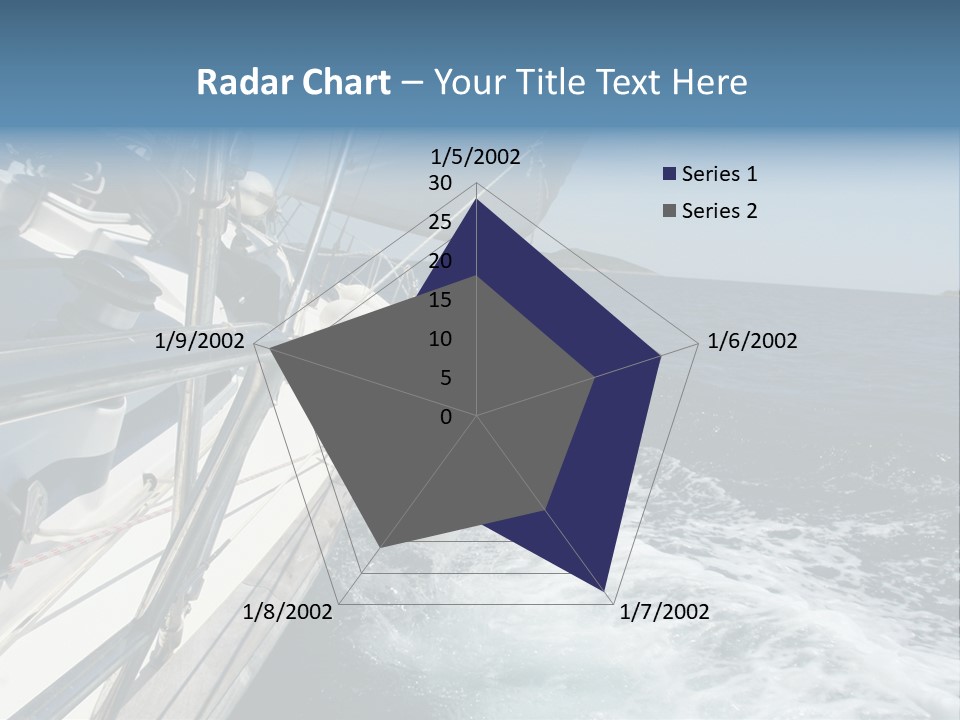 Vacation Maritime Navigation PowerPoint Template