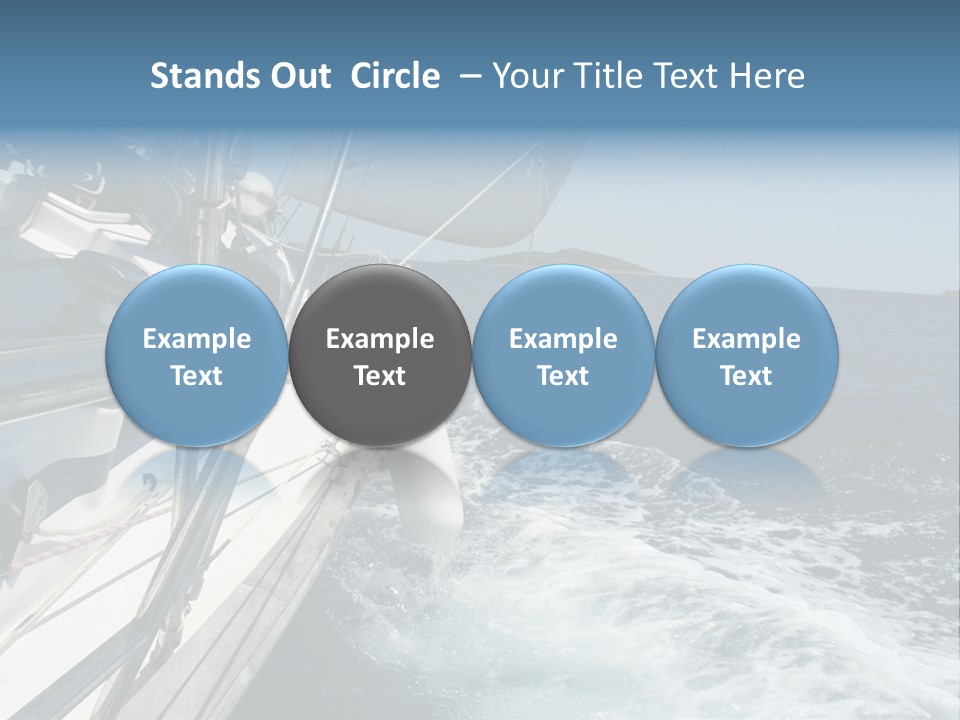 Vacation Maritime Navigation PowerPoint Template