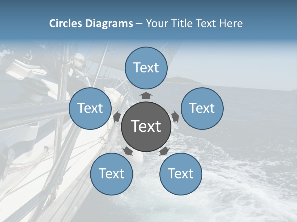 Vacation Maritime Navigation PowerPoint Template