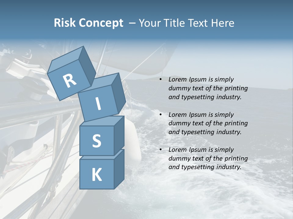 Vacation Maritime Navigation PowerPoint Template