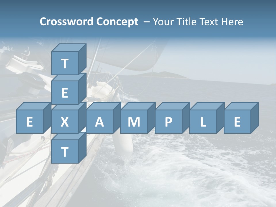 Vacation Maritime Navigation PowerPoint Template