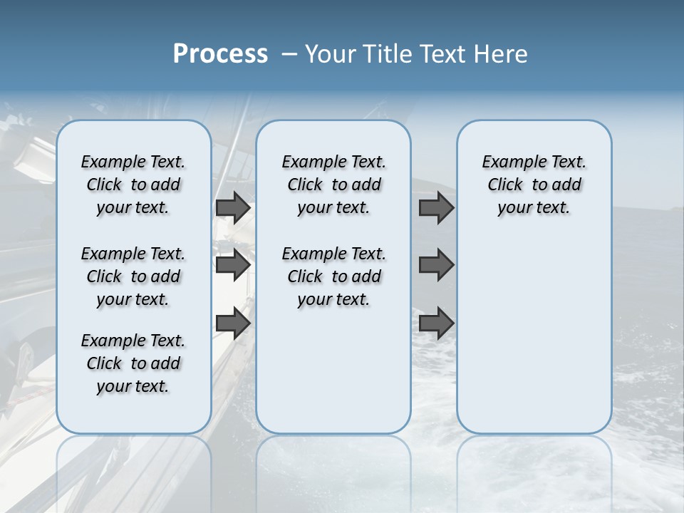 Vacation Maritime Navigation PowerPoint Template