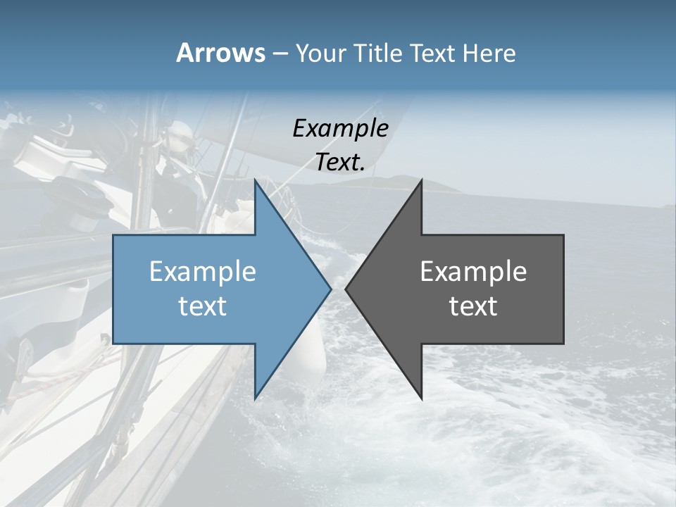 Vacation Maritime Navigation PowerPoint Template