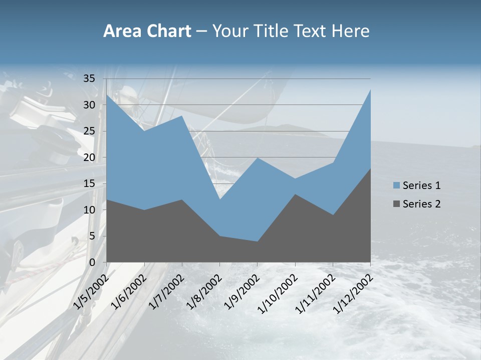 Vacation Maritime Navigation PowerPoint Template