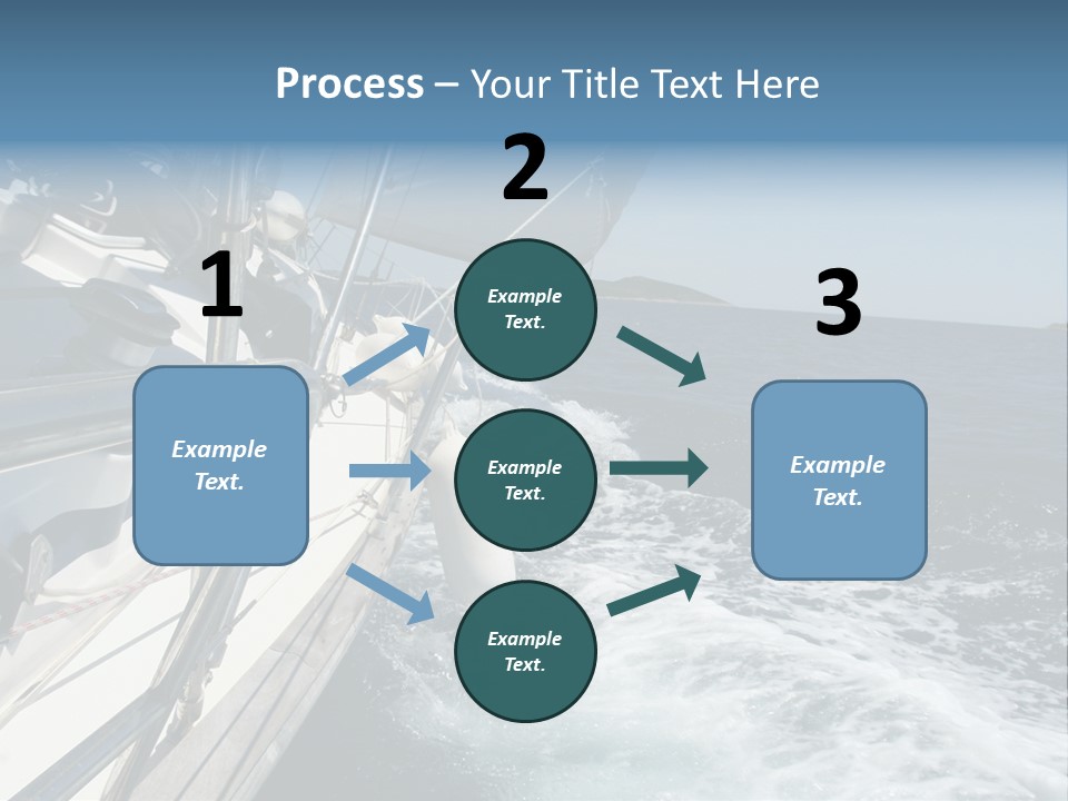 Vacation Maritime Navigation PowerPoint Template