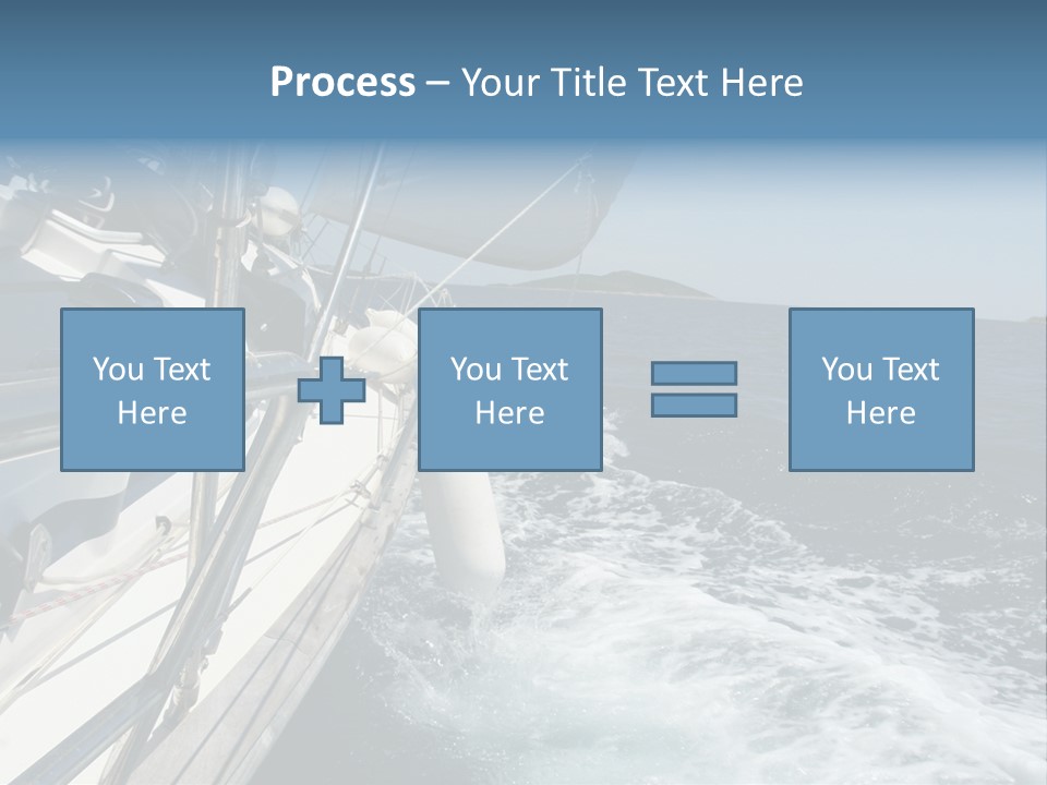Vacation Maritime Navigation PowerPoint Template