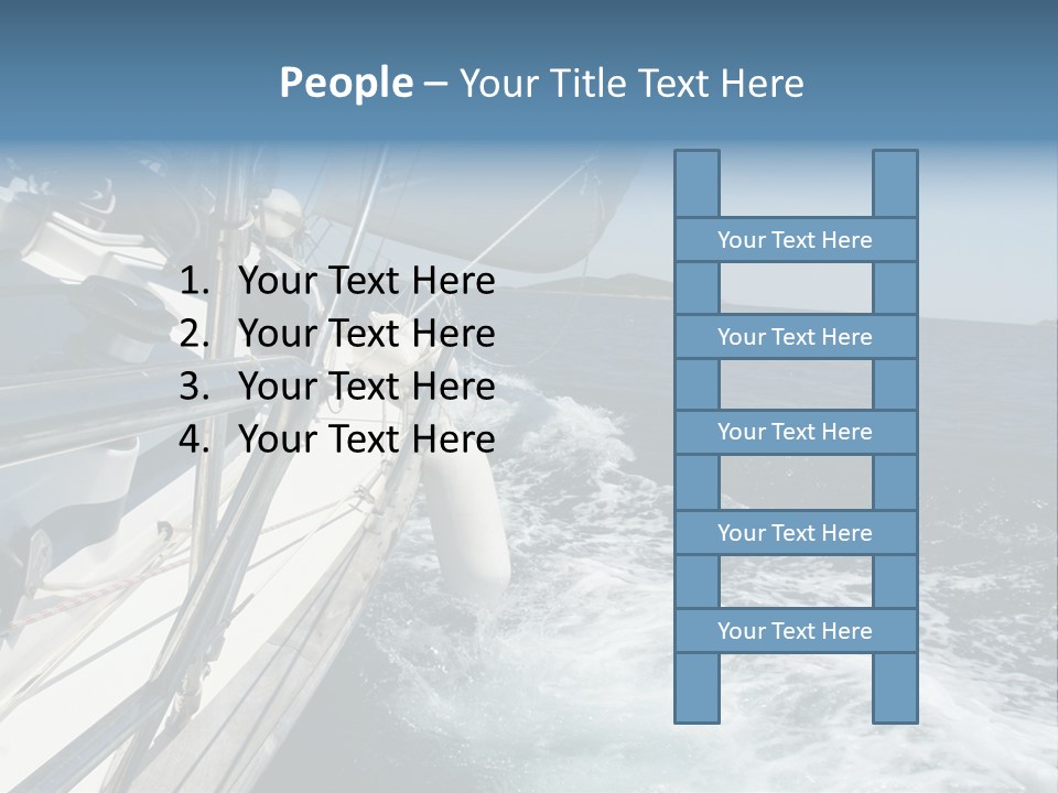 Vacation Maritime Navigation PowerPoint Template