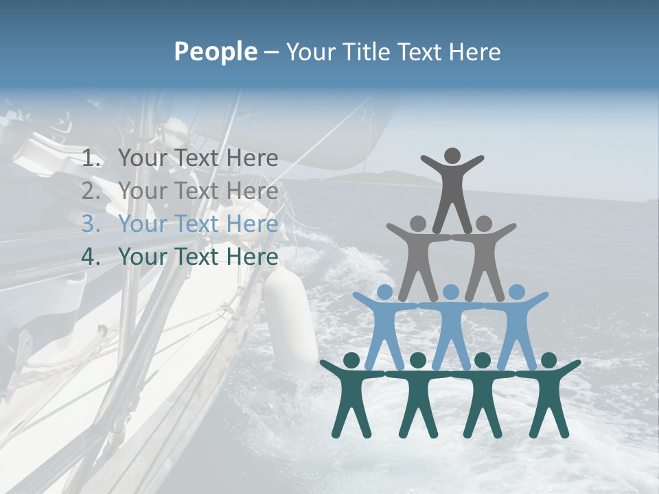 Vacation Maritime Navigation PowerPoint Template