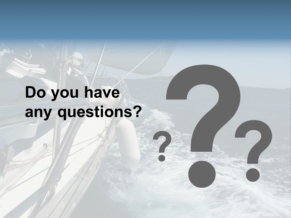 Vacation Maritime Navigation PowerPoint Template