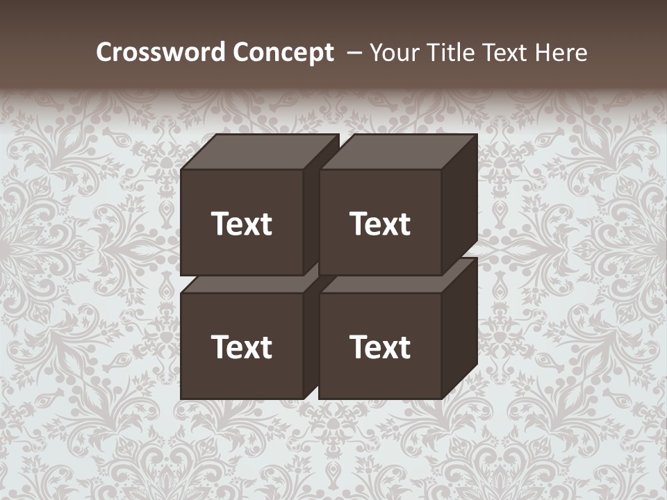 Curl Botanical Symbol PowerPoint Template