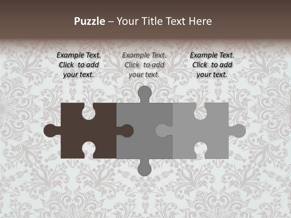 Curl Botanical Symbol PowerPoint Template