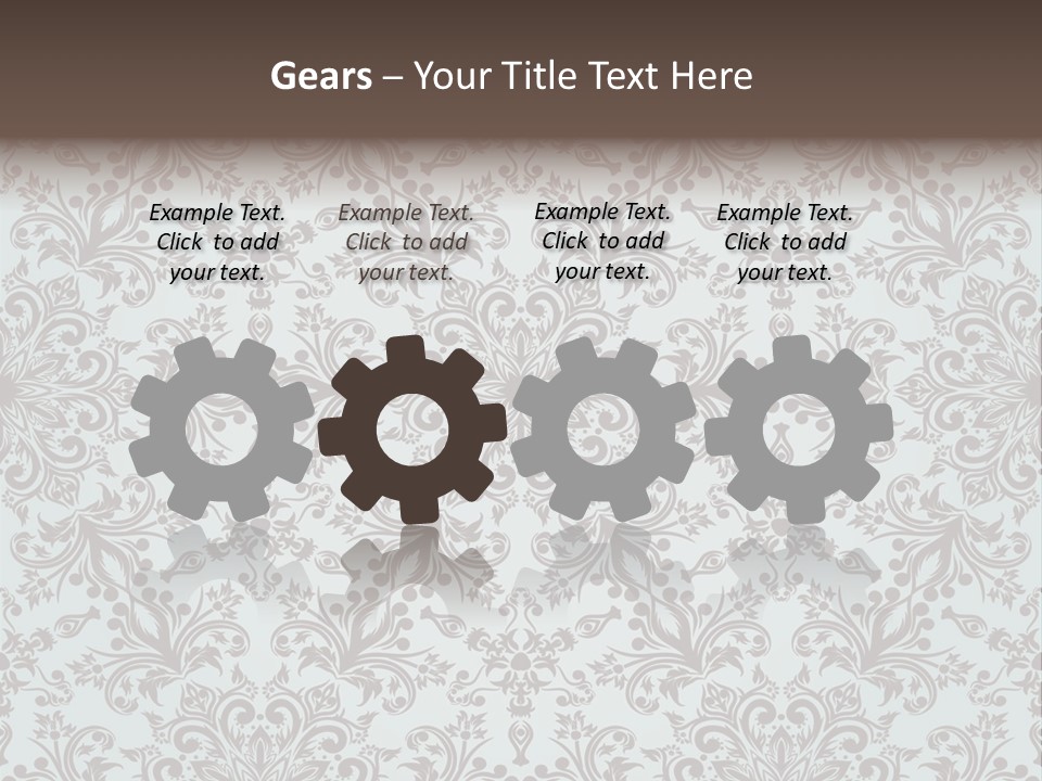 Curl Botanical Symbol PowerPoint Template