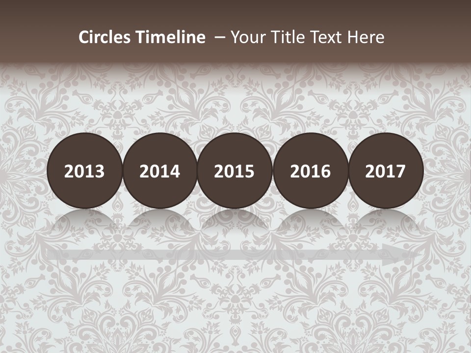 Curl Botanical Symbol PowerPoint Template