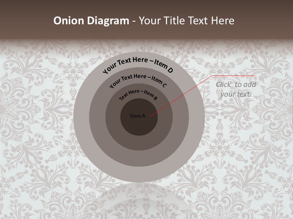 Curl Botanical Symbol PowerPoint Template