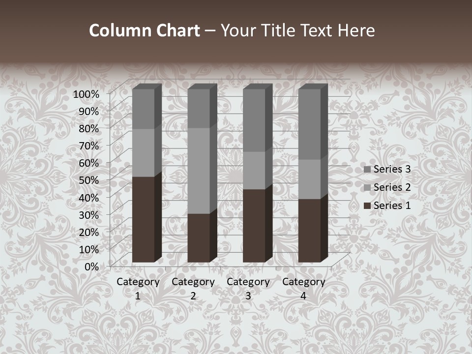 Curl Botanical Symbol PowerPoint Template