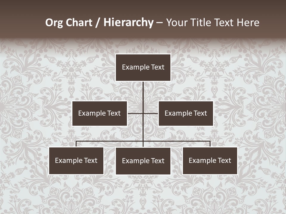 Curl Botanical Symbol PowerPoint Template