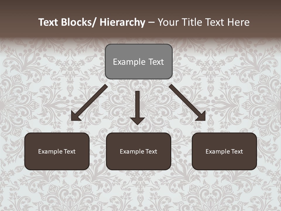 Curl Botanical Symbol PowerPoint Template