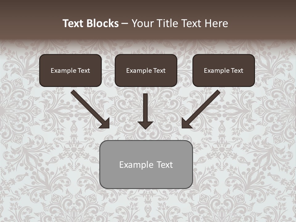 Curl Botanical Symbol PowerPoint Template