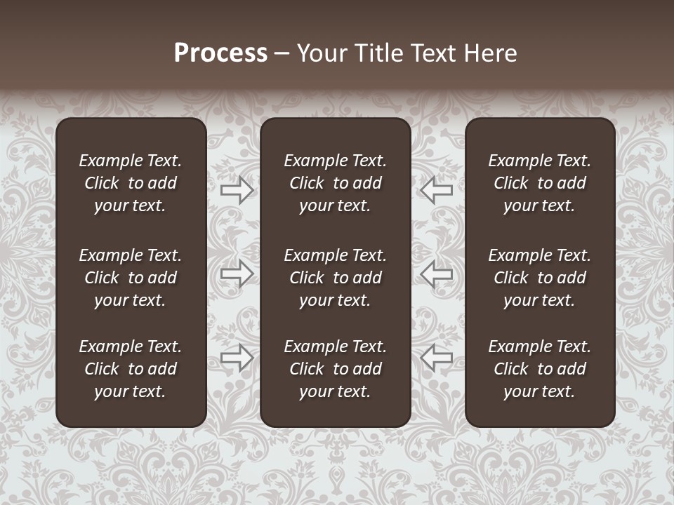 Curl Botanical Symbol PowerPoint Template