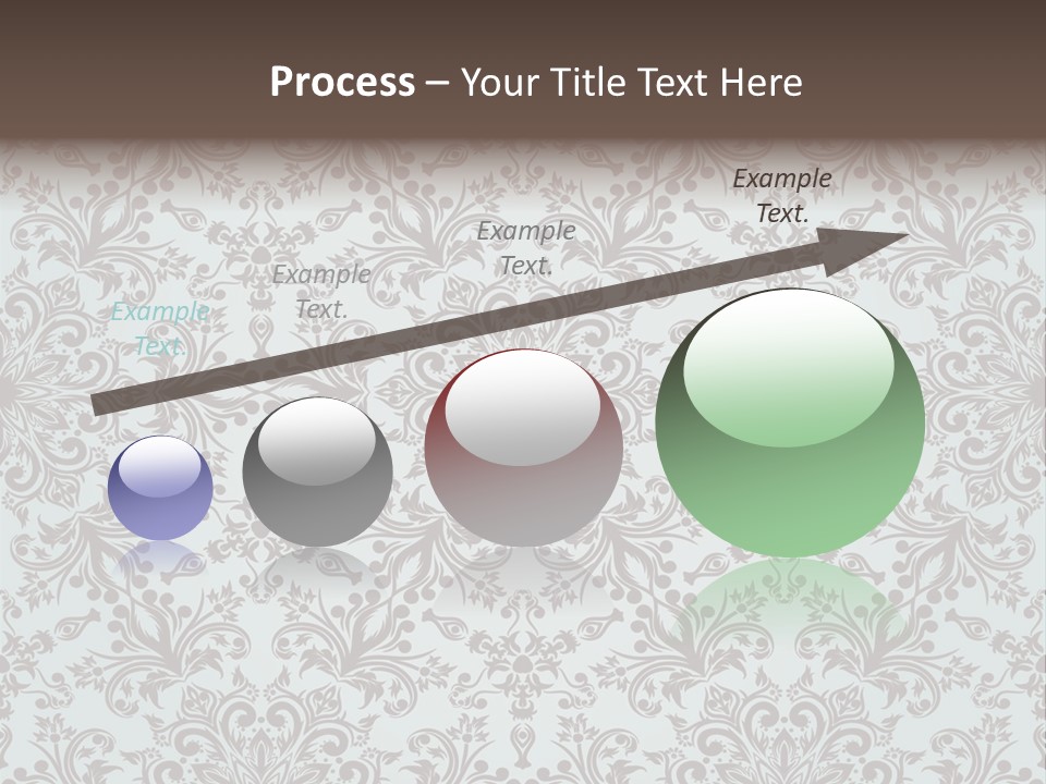 Curl Botanical Symbol PowerPoint Template