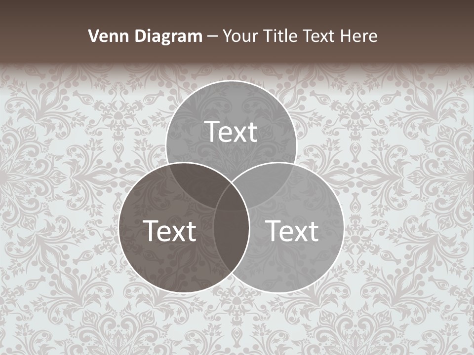 Curl Botanical Symbol PowerPoint Template