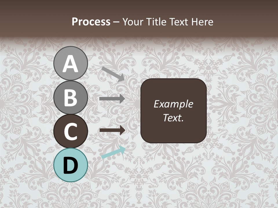 Curl Botanical Symbol PowerPoint Template