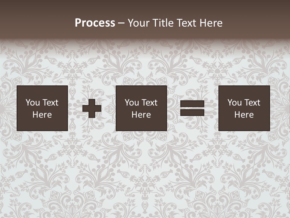 Curl Botanical Symbol PowerPoint Template