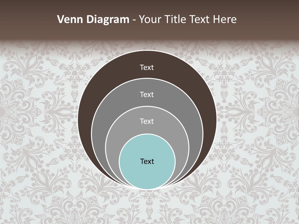 Curl Botanical Symbol PowerPoint Template