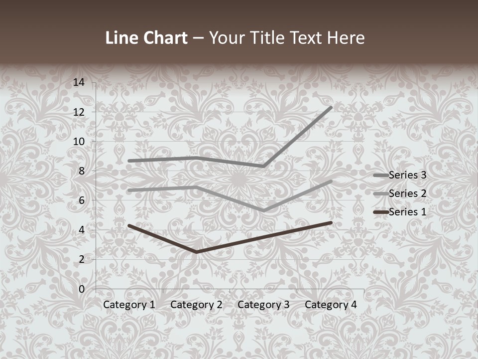Curl Botanical Symbol PowerPoint Template
