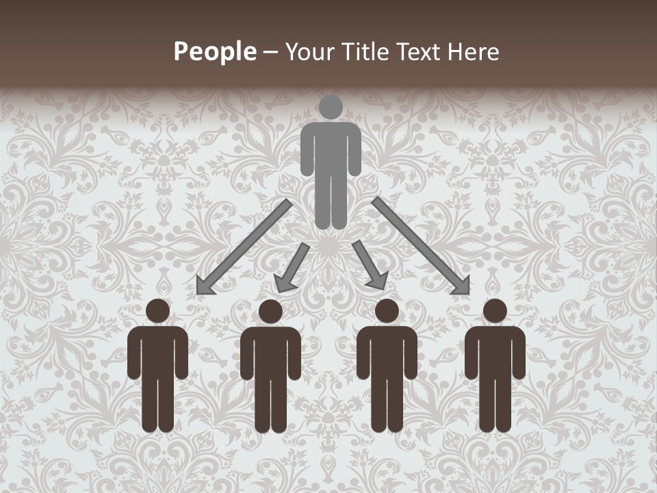 Curl Botanical Symbol PowerPoint Template