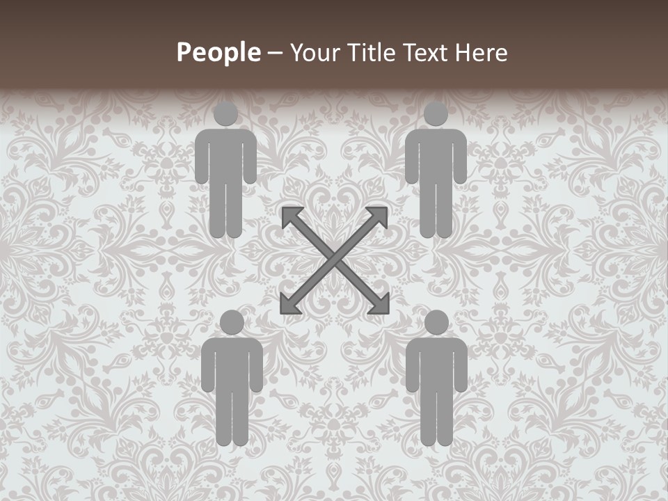 Curl Botanical Symbol PowerPoint Template