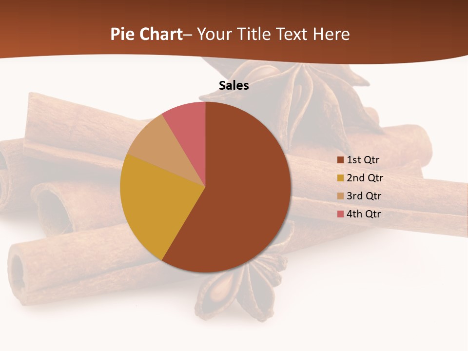 Food White Background Anise PowerPoint Template