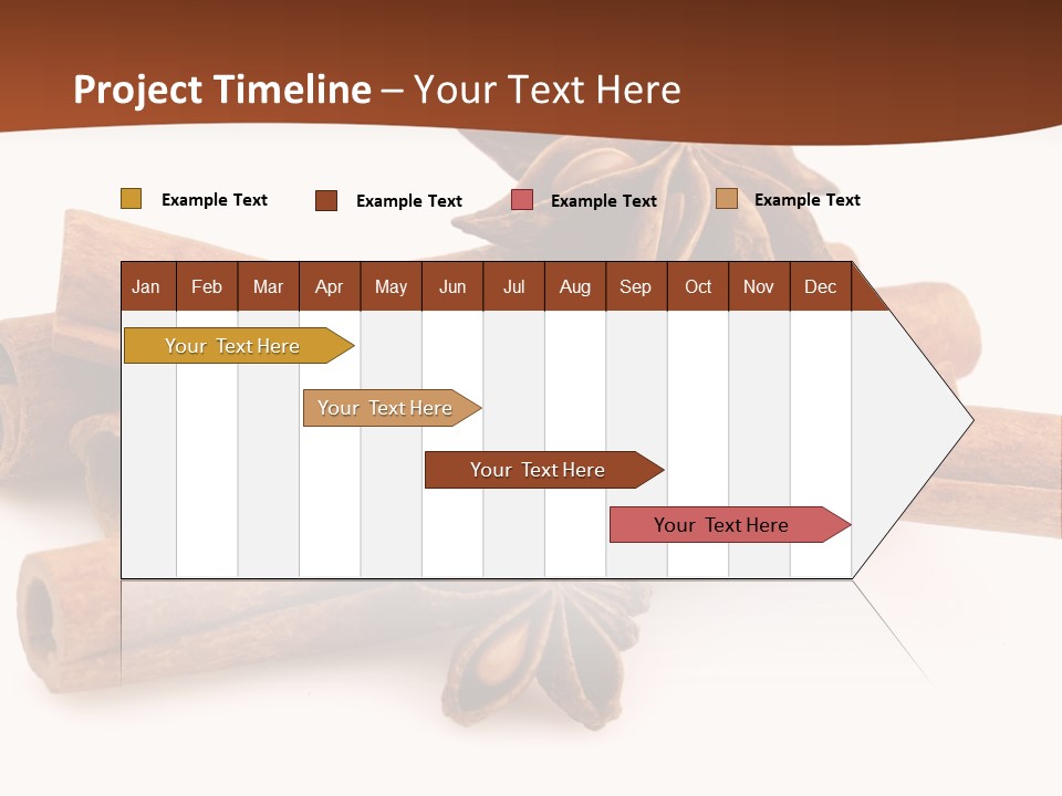 Food White Background Anise PowerPoint Template