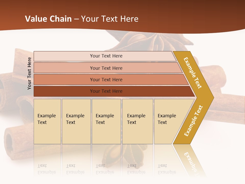 Food White Background Anise PowerPoint Template
