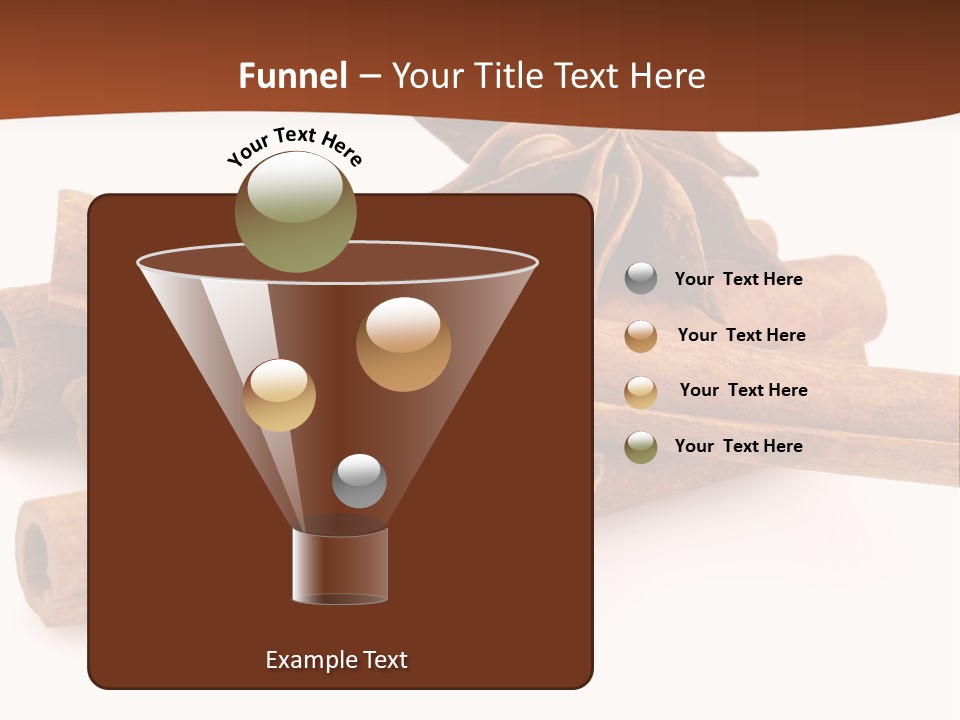 Food White Background Anise PowerPoint Template