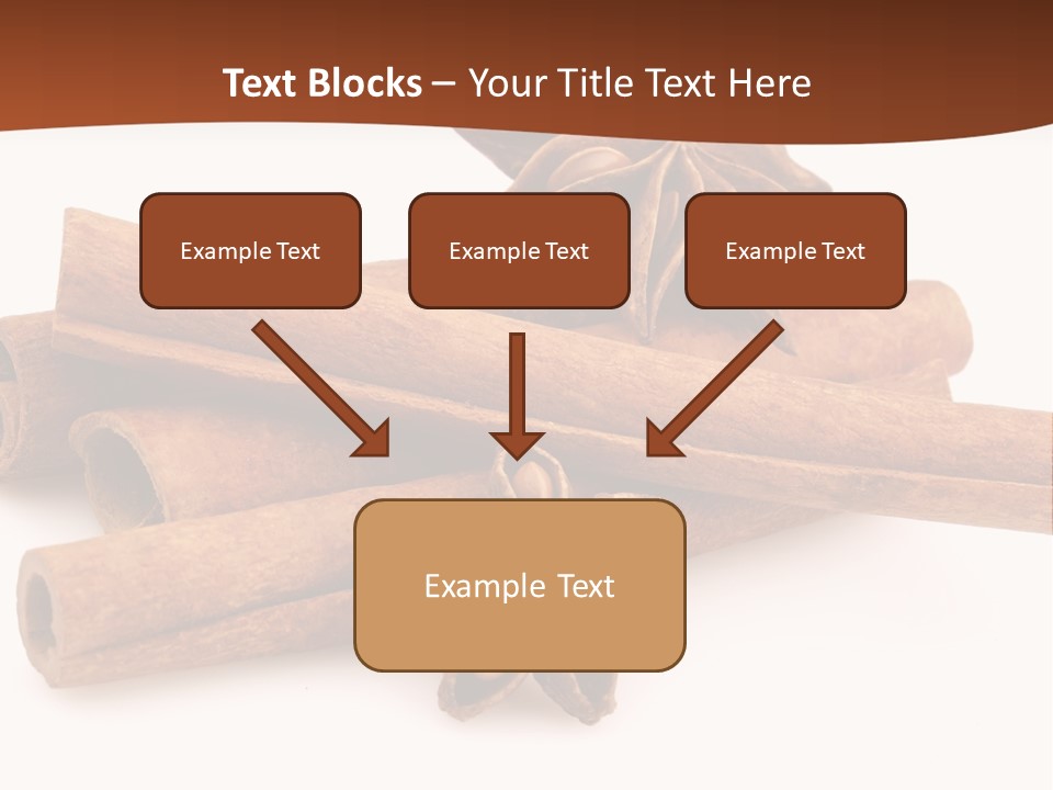 Food White Background Anise PowerPoint Template